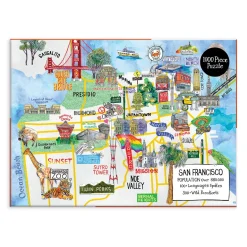 Galison San Francisco 1000 Piece Jigsaw Puzzle