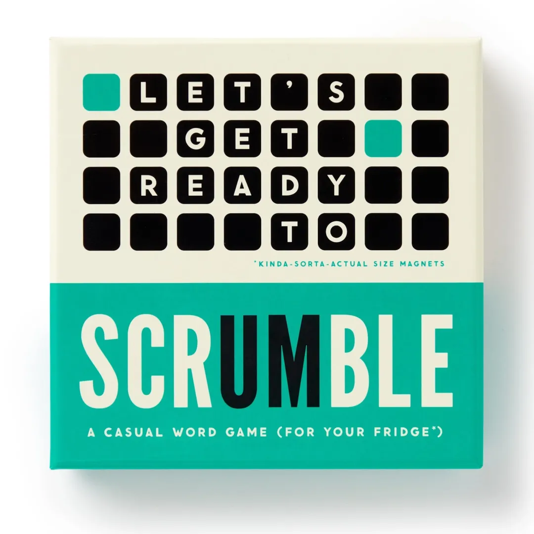 Galison Scrumble Magnetic Fridge Game