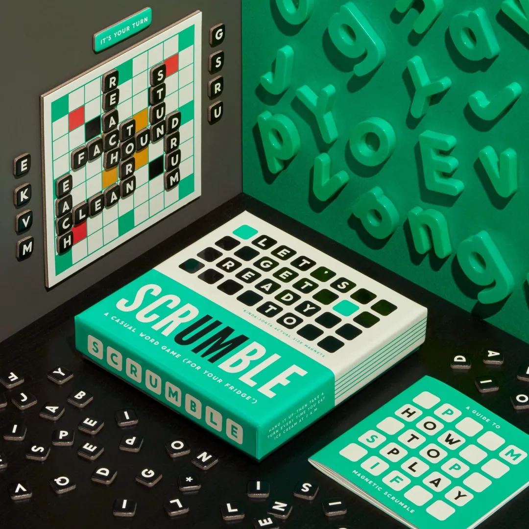 Galison Scrumble Magnetic Fridge Game