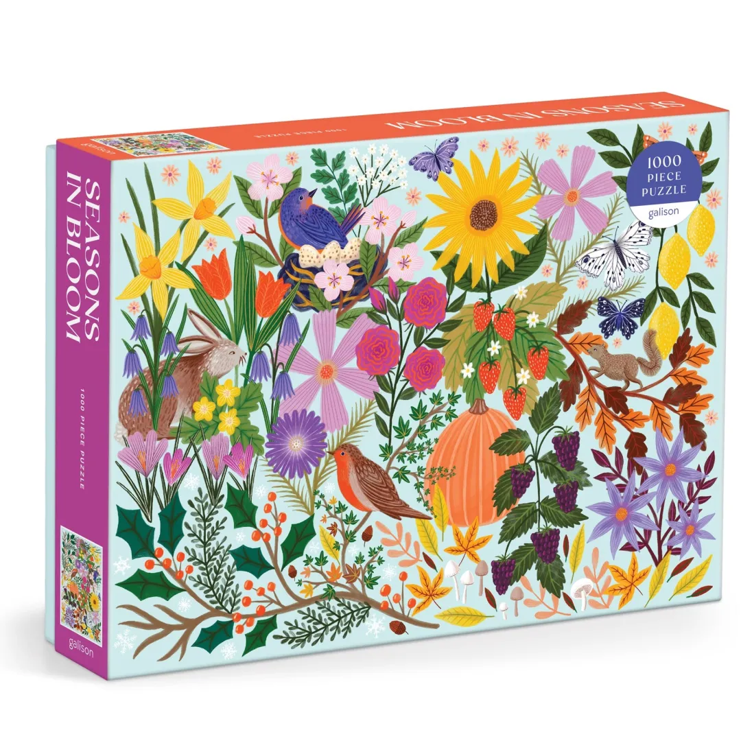Galison Seasons in Bloom 1000 Piece Puzzle