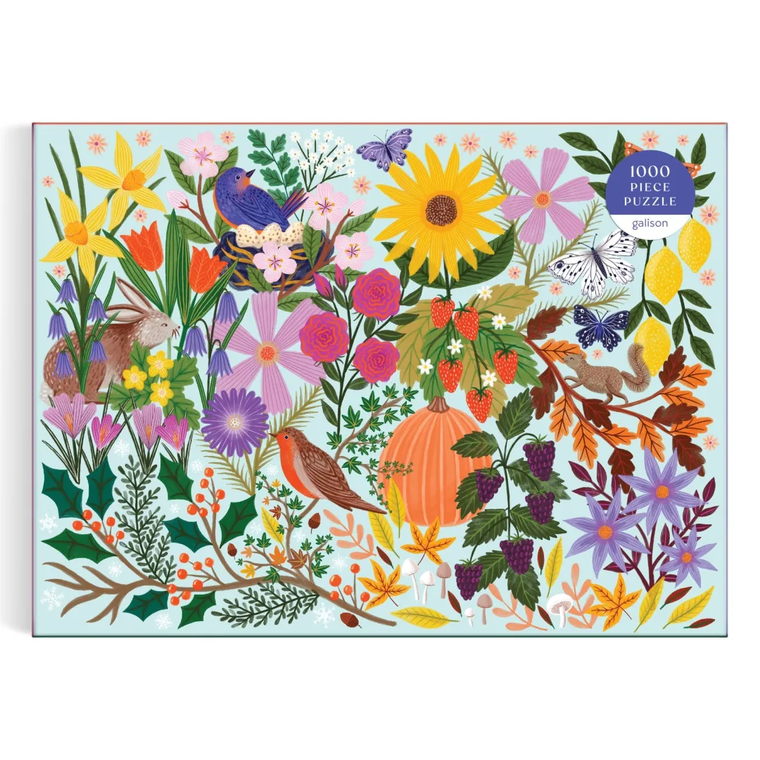 Galison Seasons in Bloom 1000 Piece Puzzle