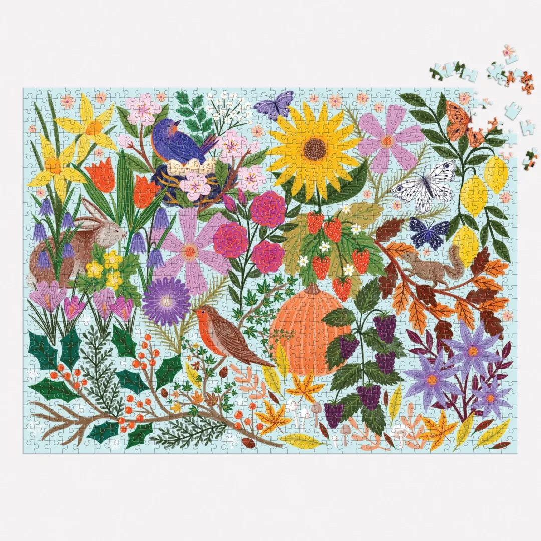 Galison Seasons in Bloom 1000 Piece Puzzle