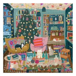 Galison Season's Readings 500 Piece Foil Puzzle