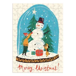 Galison Snow Globe 130 Piece Puzzle Ornament