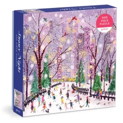 Galison Snowy Night 500 Piece Puzzle