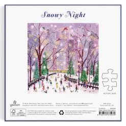 Galison Snowy Night 500 Piece Puzzle