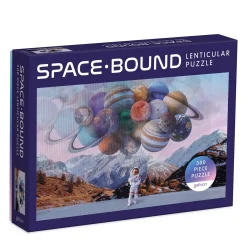 Galison Space Bound 300 Piece Lenticular Jigsaw Puzzle
