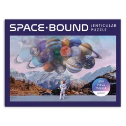 Galison Space Bound 300 Piece Lenticular Jigsaw Puzzle