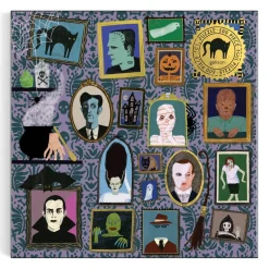 Galison Spooky Portraits 500 Piece Foil Puzzle