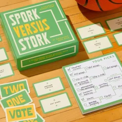 Galison Spork Versus Stork Social Game