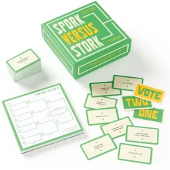 Galison Spork Versus Stork Social Game
