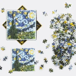Galison Starry Night Petals 500 Piece Jigsaw Puzzle