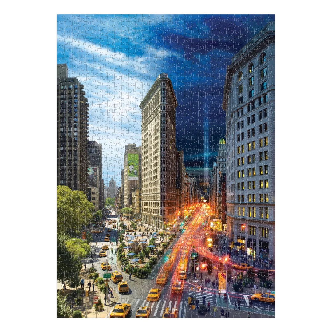 Galison Stephen Wilkes Day To Night Flatiron 1000 Piece Puzzle
