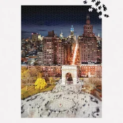 Galison Stephen Wilkes Day To Night Washington Square Park 1000 Piece Puzzle