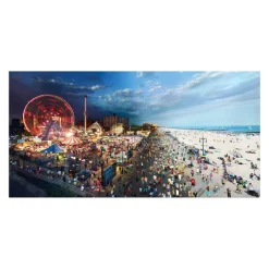 Galison Stephen Wilkes Day To Night Coney Island 1500 Piece Puzzle