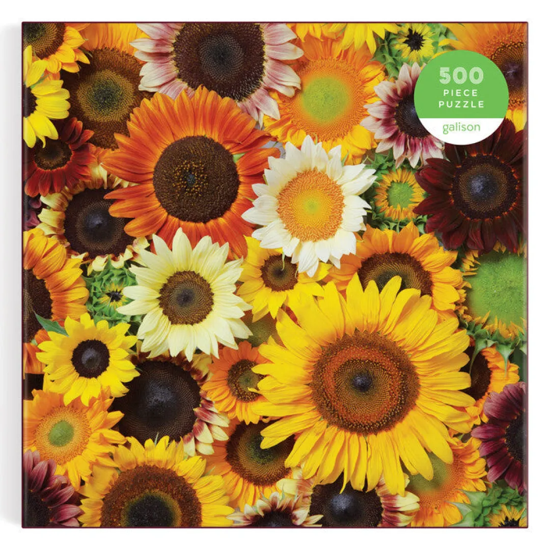 Galison Sunflower Blooms 500 Piece Puzzle