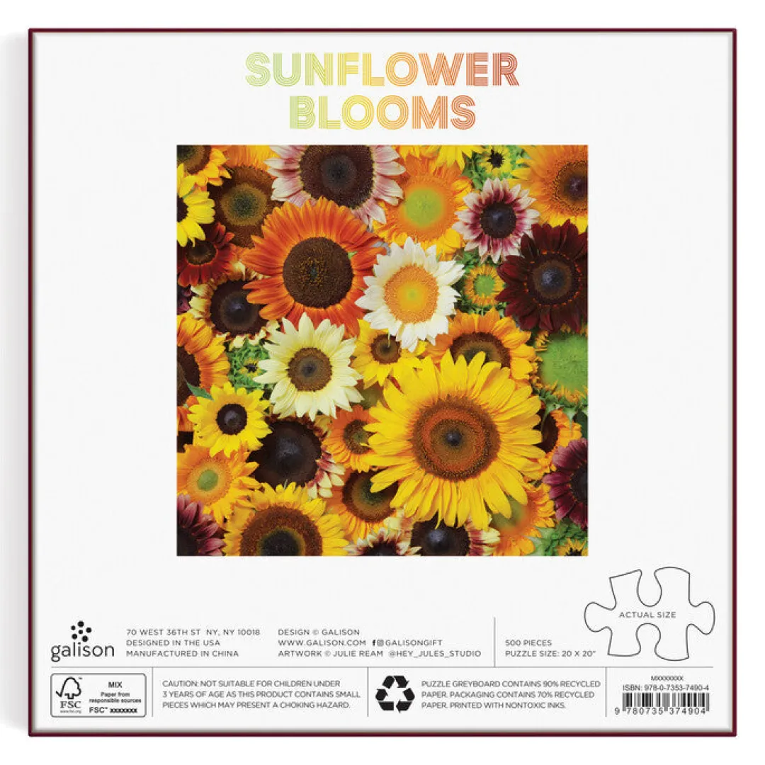 Galison Sunflower Blooms 500 Piece Puzzle