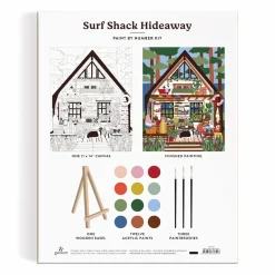 Galison Surf Shack Hideaway 11 x 14 Paint By Number Kit