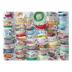 Galison Teacups 1000 Piece Puzzle