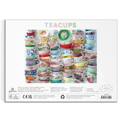 Galison Teacups 1000 Piece Puzzle