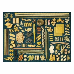 Galison The Art of Pasta 1000 Piece Puzzle with Shaped Pieces