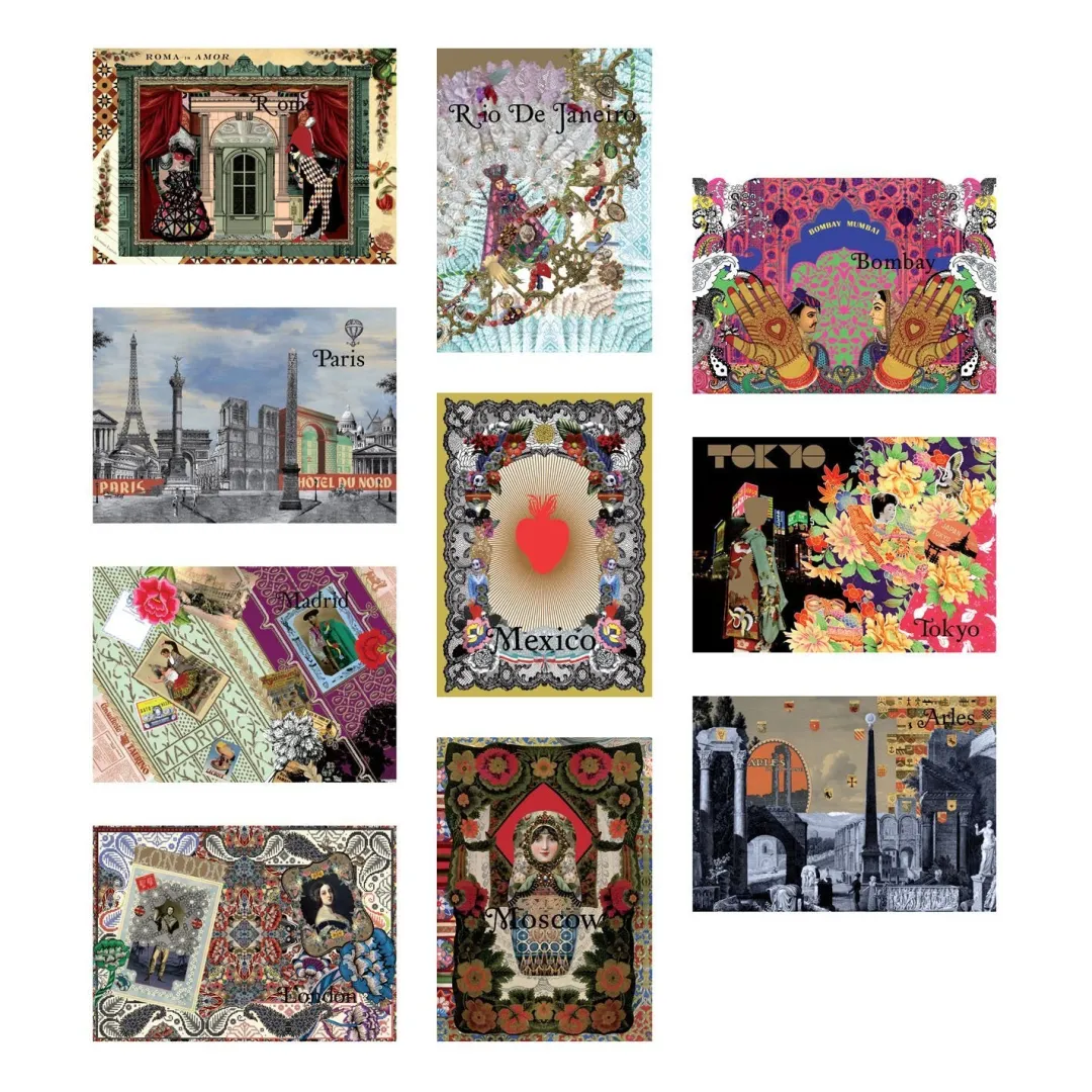 Galison The Art of Travel Postcards