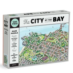 Galison The City By the Bay 1000 Piece Maze Puzzle