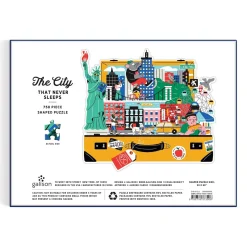 Galison The City That Never Sleeps 750 Piece Shaped Puzzle
