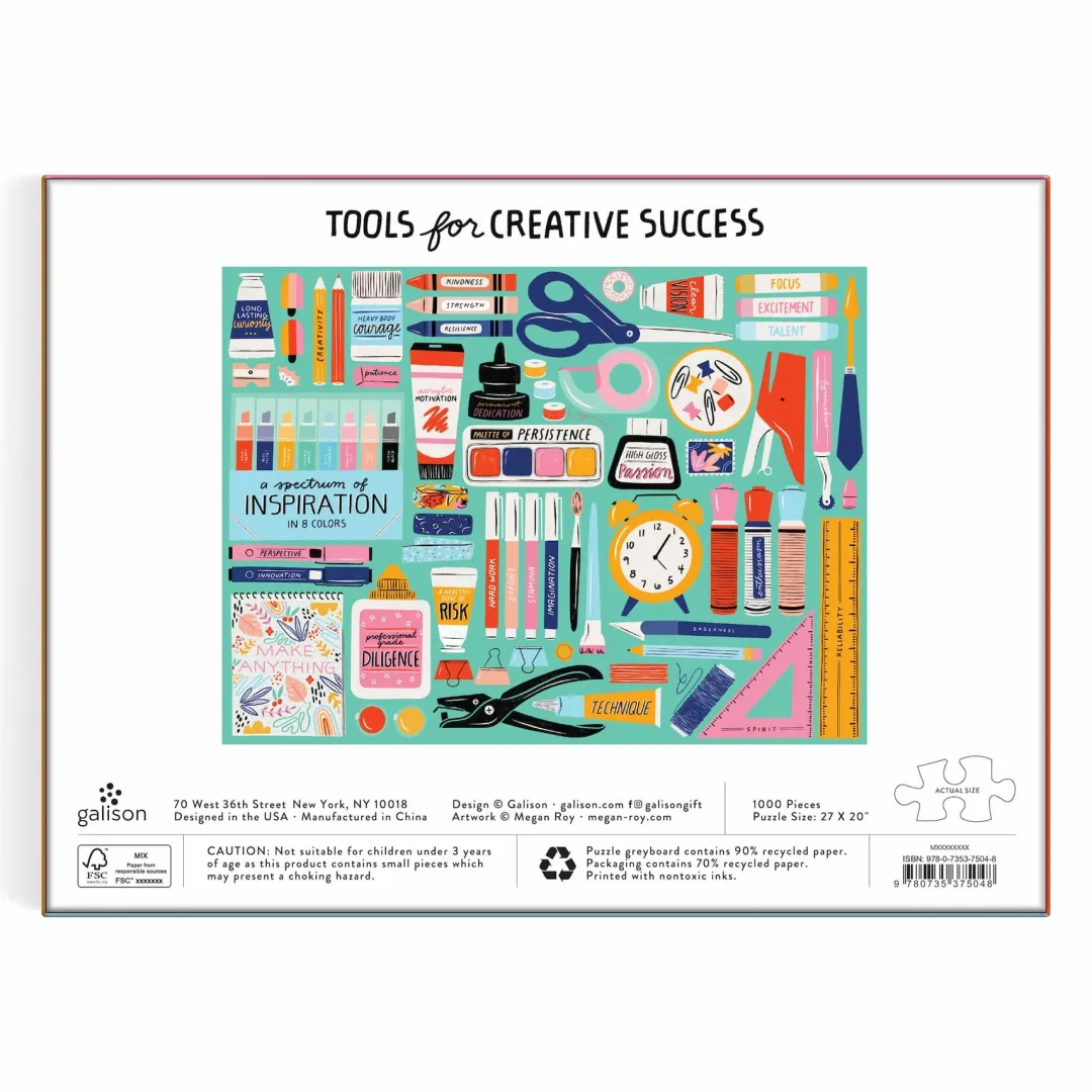 Galison Tools for Creative Success 1000 Piece Puzzle