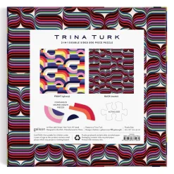 Galison Trina Turk 500 Piece Double Sided Puzzle with Shaped Pieces