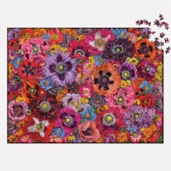 Galison Troy Litten Bees in the Poppies 1000 Piece Puzzle