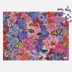 Galison Troy Litten Butterflies In the Sweet Peas 1000 Piece Puzzle
