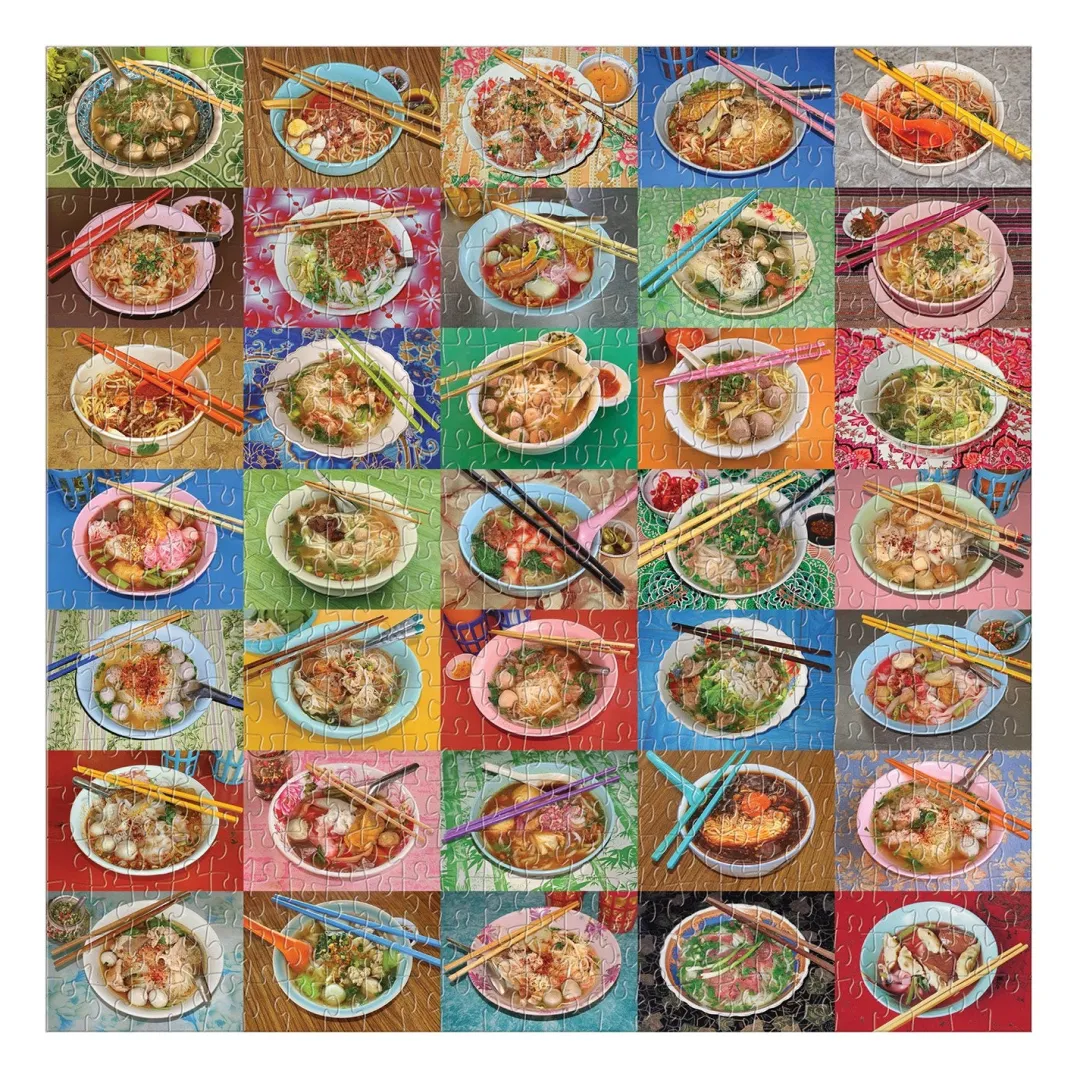 Galison Troy Litten Noodles for Lunch 500 Piece Jigsaw Puzzle