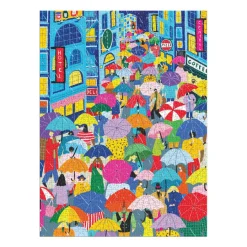 Galison Umbrella Lane 1000 Piece Puzzle