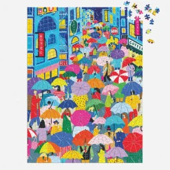 Galison Umbrella Lane 1000 Piece Puzzle