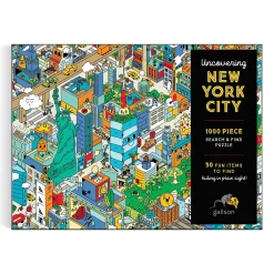 Galison Uncovering New York City Search and Find 1000 Piece Puzzle