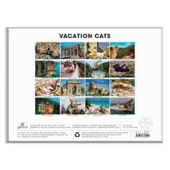 Galison Vacation Cats 1500 Piece Puzzle