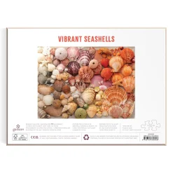 Galison Vibrant Seashells 1000 Piece Puzzle