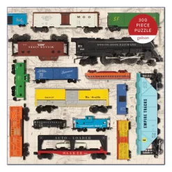 Galison Vintage Toy Trains 300 Piece Jigsaw Puzzle