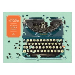Galison Vintage Typewriter 750 Piece Shaped Jigsaw Puzzle