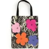 Galison Warhol Flowers Canvas Tote Bag