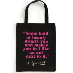 Galison Warhol Flowers Canvas Tote Bag