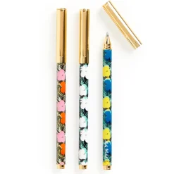 Galison Warhol Flowers Everyday Pen Set