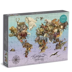 Galison Wendy Gold Endangered Species 1500 Piece Jigsaw Puzzle