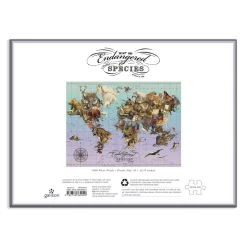 Galison Wendy Gold Endangered Species 1500 Piece Jigsaw Puzzle