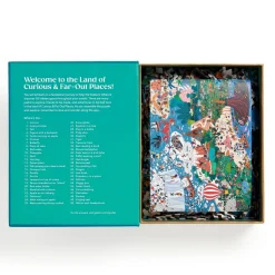 Galison Where's ________? Curious and Far Out Places 500 Piece Search and Find Puzzle