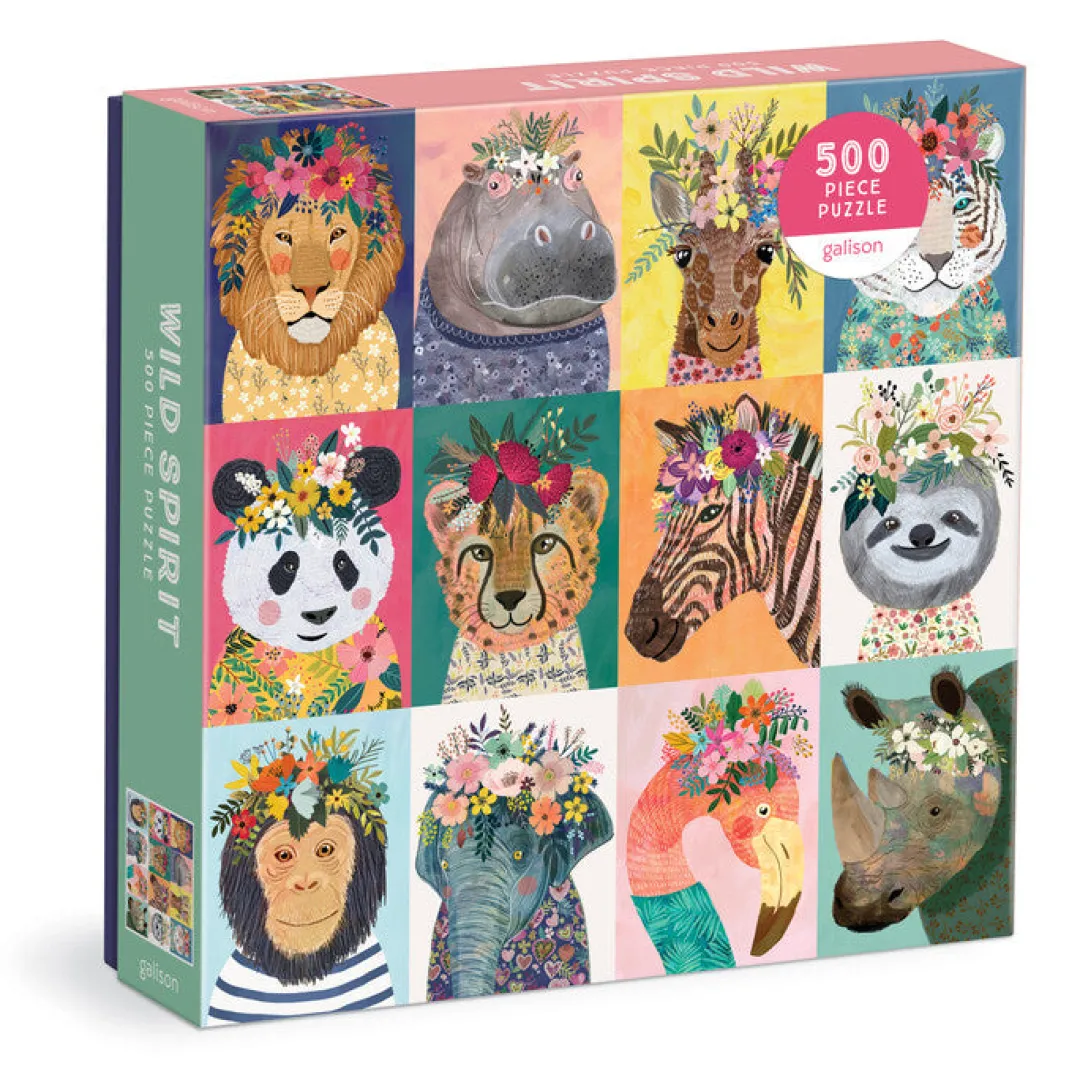 Galison Wild Spirit 500 Piece Puzzle