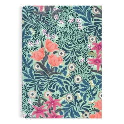 Galison William Morris Bower Handmade Embroidered B5 Journal