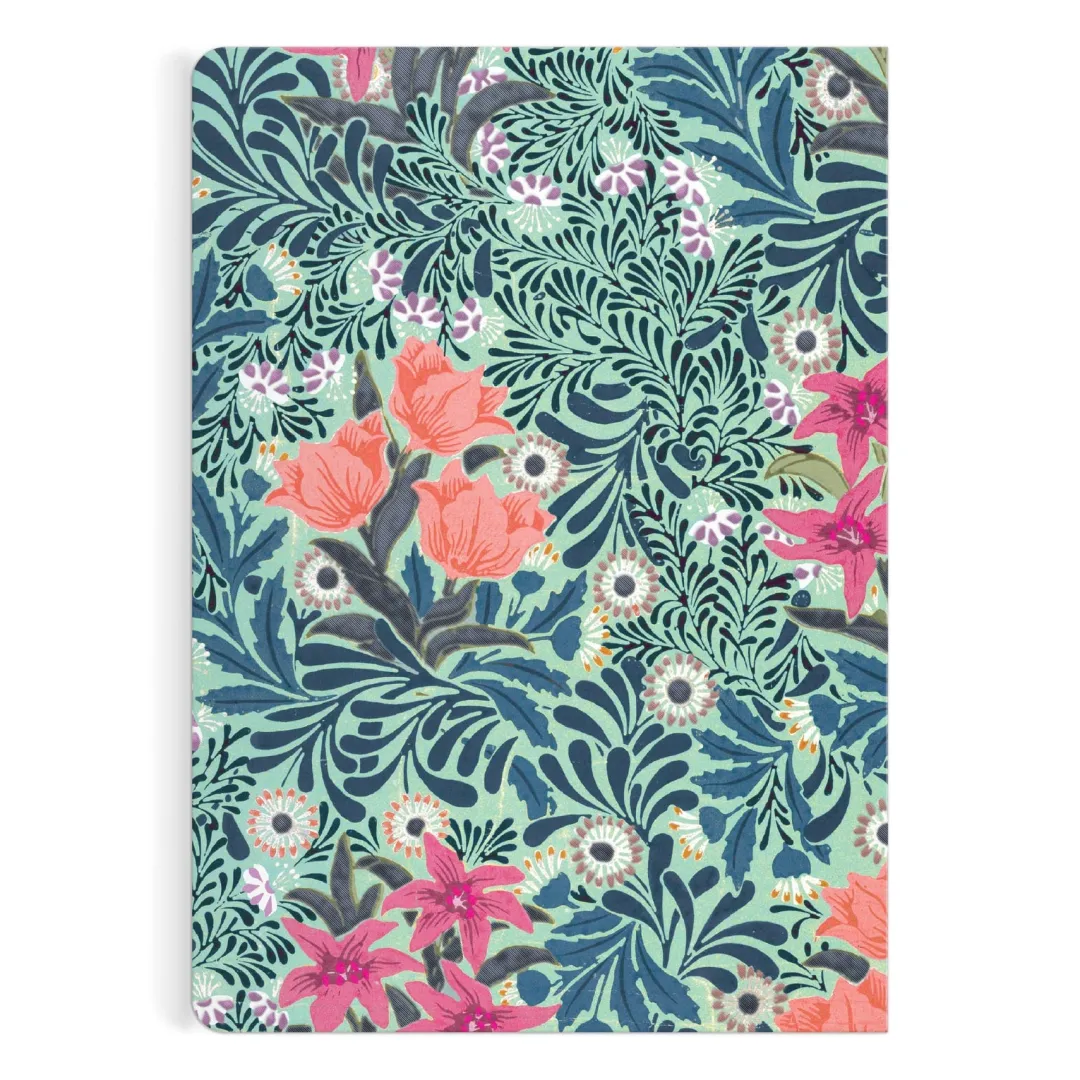 Galison William Morris Bower Handmade Embroidered B5 Journal
