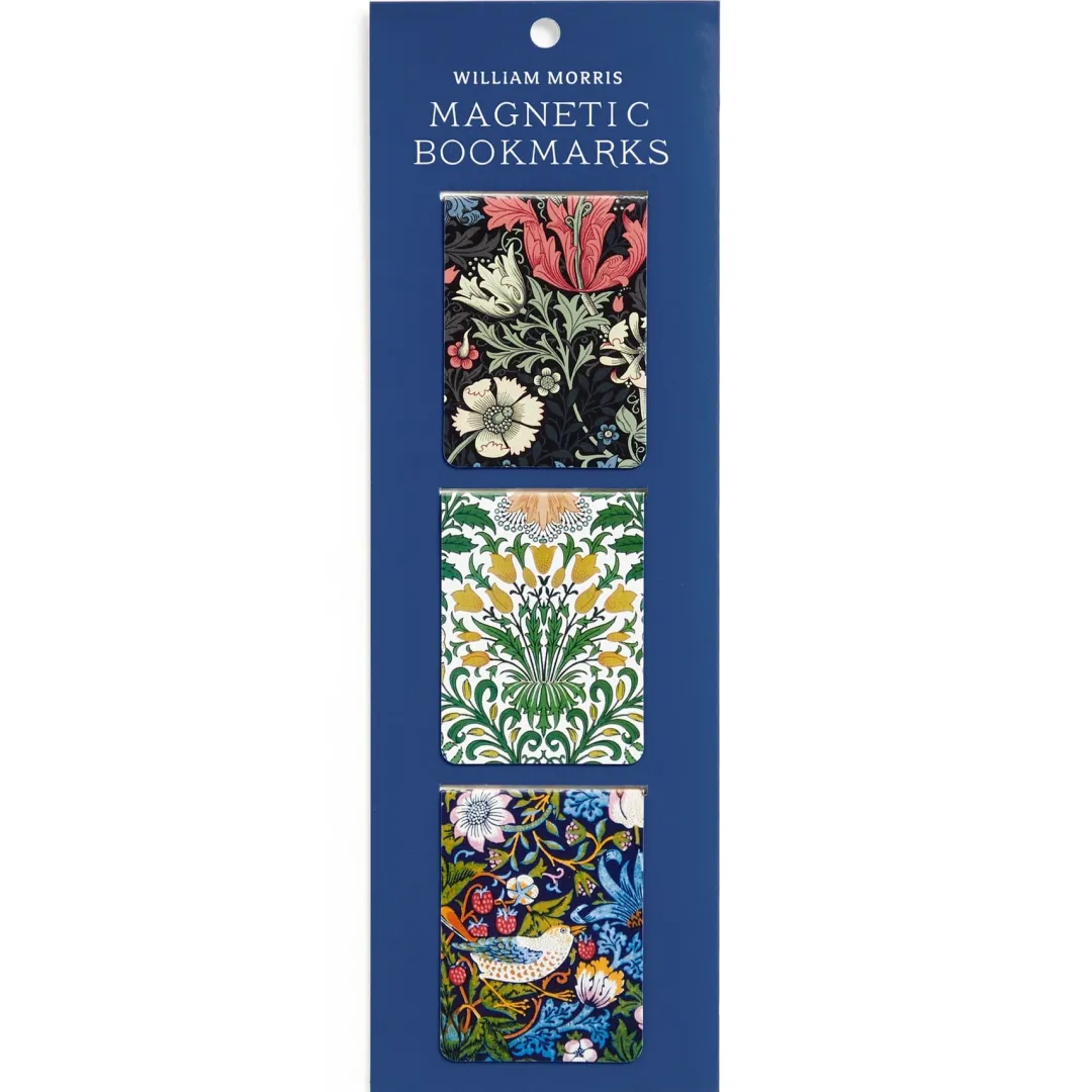 Galison William Morris Magnetic Bookmark Set